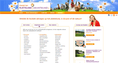 Desktop Screenshot of plattelandvakantieland.nl